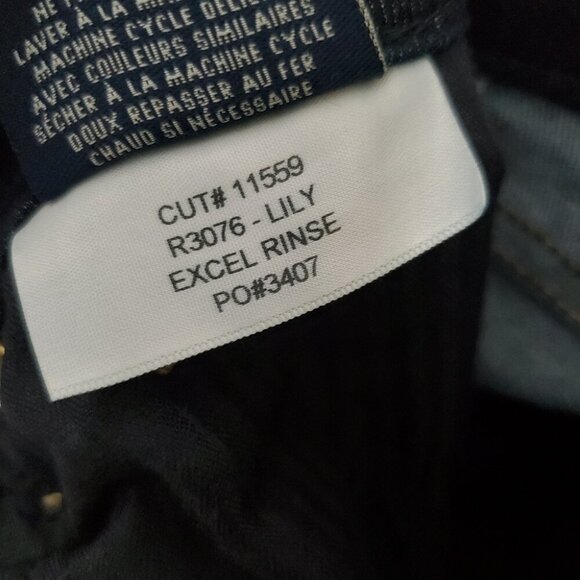 FIDELITY | Dark Indigo Blue Lily High Boot Cut Denim Jeans (26) - Picture 9 of 9